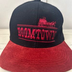 Vintage Boomtown Casino Wool/Suede Hat, Made by Triangle Headgear